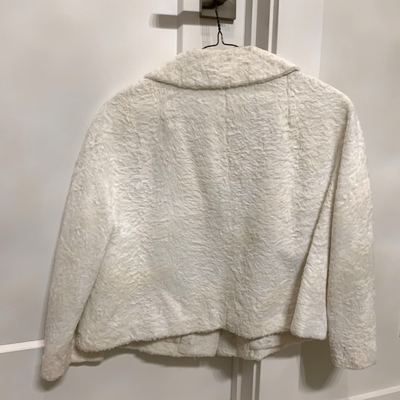 Vintage- Short winter white jacket - Picture 2 of 2